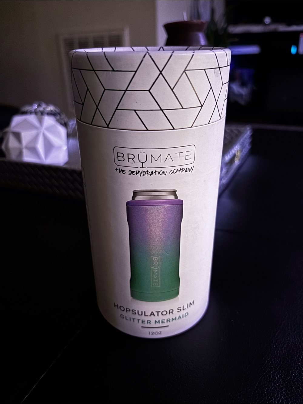NEW BrüMate Hopsulator Slim Can Cooler Glitter Mermaid NIB